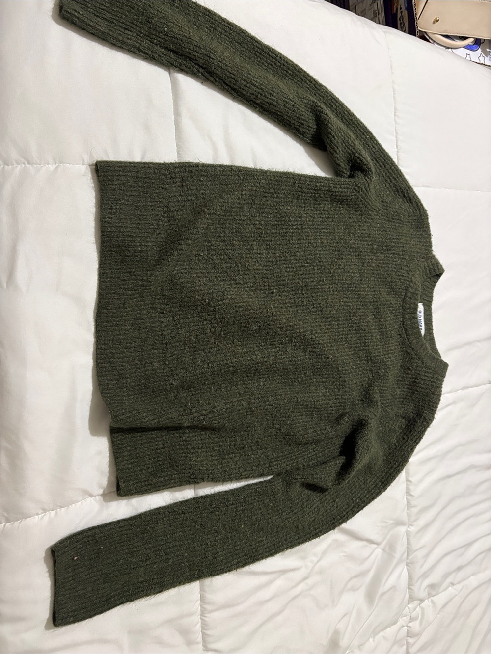 Old Navy Olive Crewneck Sweater